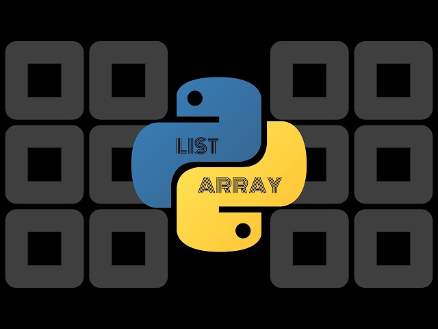 Arrays in Python