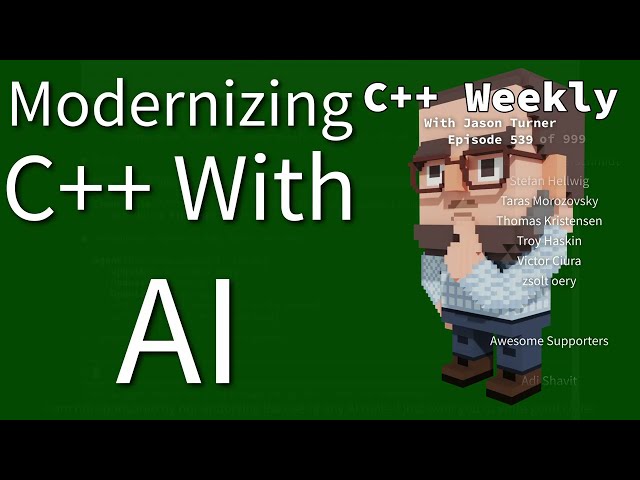 C++ Weekly - Ep 539 - Modernizing C++ with AI