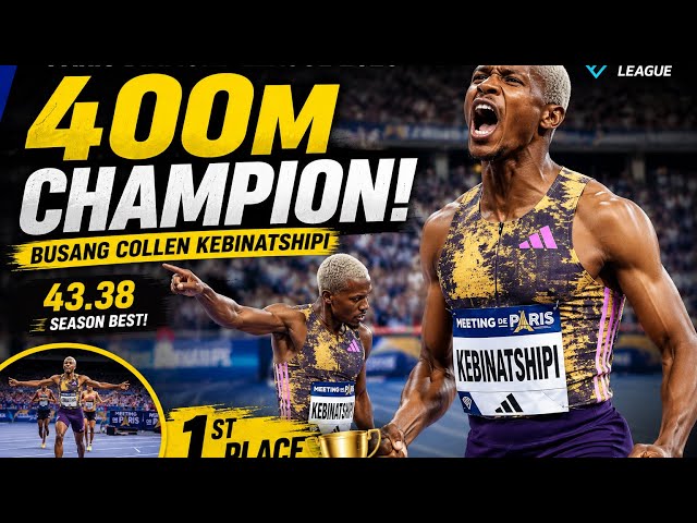🔥 Busang Collen Kebinatshipi WINS 400m at Paris Diamond League 2026 | Incredible Finish! 🏆