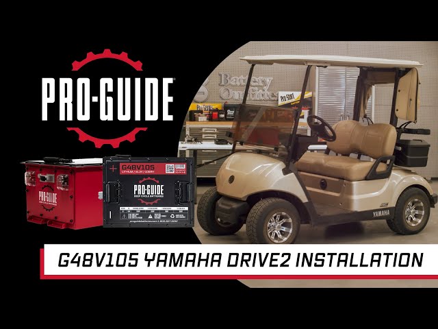 Pro-Guide Lithium G48V105  Yamaha Drive2 (2017+) Installation