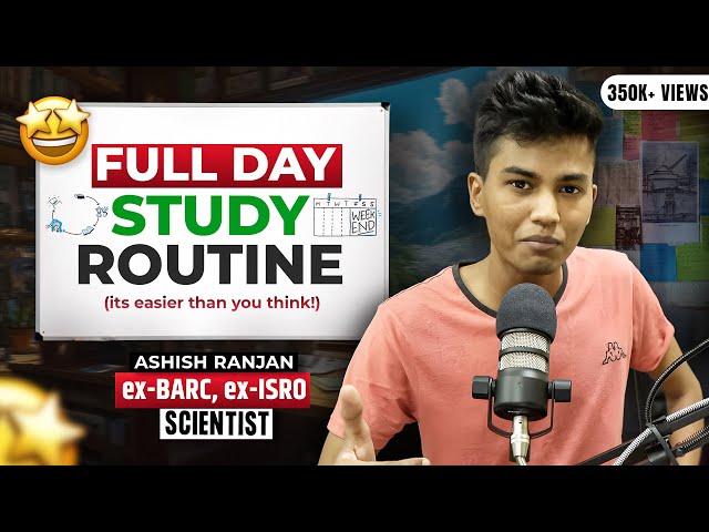Full Day Routine for Exam Preparation | How many hours to Study?