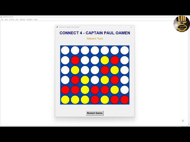 How to Make a Connect 4 Game in Python using Tkinter