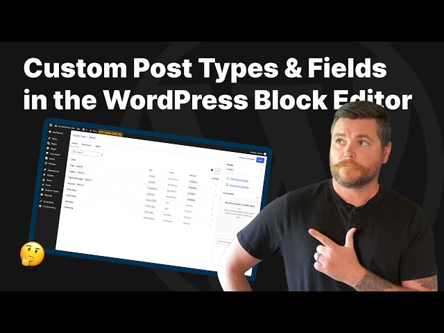A Block Native Approach to Custom Post Types & Fields in WordPress