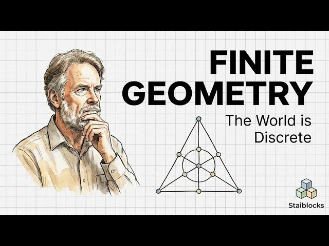 ®️ What is .. Finite Geometry? | The Discrete Universe 