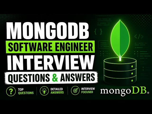 MongoDB Software Engineer Interview Questions & Answers
