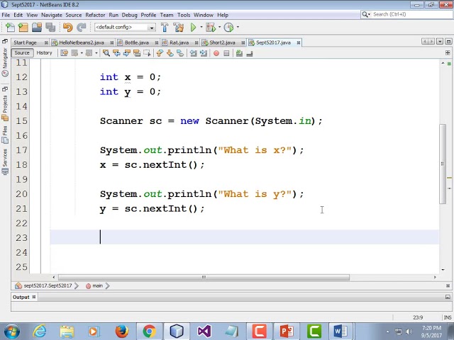 CIT1613.7623 Java Sept 5 2017