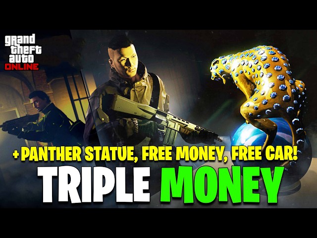 HUGE UPDATE! PANTHER STATUE, FREE $1M, FREE CAR & MORE - GTA Online Weekly Update