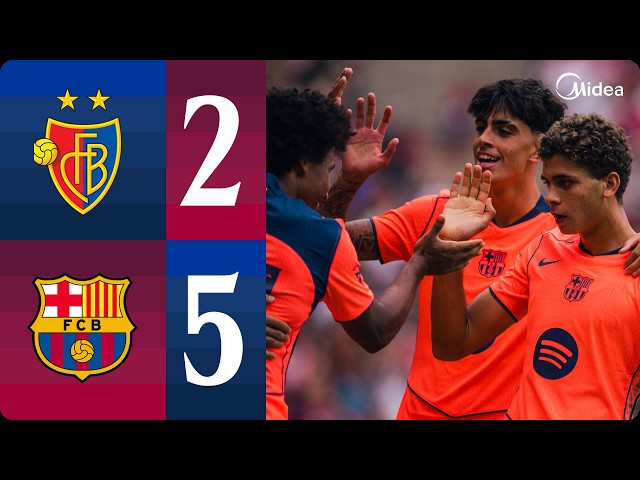 RESUMEN | FC BASEL 2 vs 5 FC BARCELONA | PRETEMPORADA 💙❤️