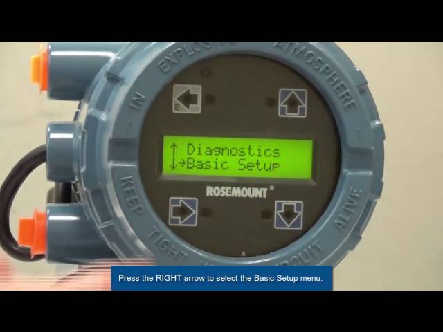 Rosemount 8732EM LOI Operation - How to Reset the Net and Gross Total Values on the Totalizer
