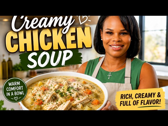 Creamy Chicken Soup Recipe | Easy Homemade Comfort Food Everyone Will Love