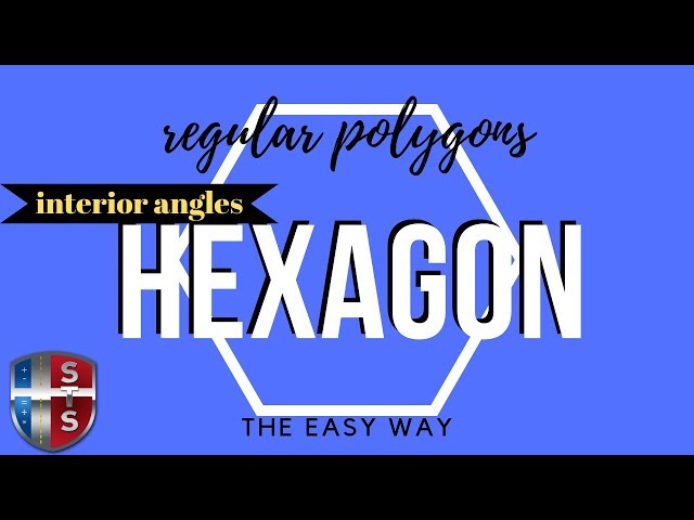 How to calculate the sum of interior angles of a hexagon