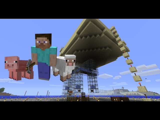 Minecraft Beta 1.7.3 Passive Mob Farm Tutorial