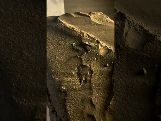 Creating unique textures with a DIY roller! #texturerollers #diy #concreteart