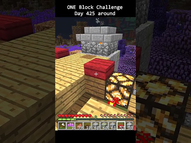 Day 425 Minecraft build challenge - ONE BLOCKS HOUSE BUILD in Minecraft 1.7