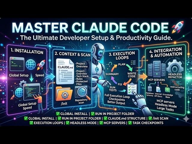 Claude Code Setup Guide 🔥 Complete Installation & Pro Workflow for Developers (2026)