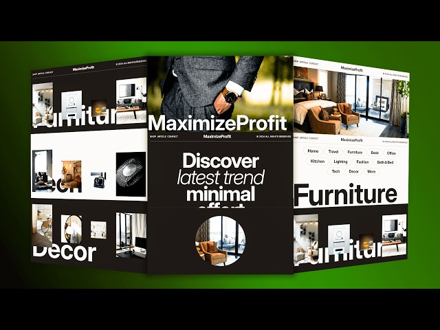 Trending Web Animation Website Using GSAP with HTML/CSS/JavaScript