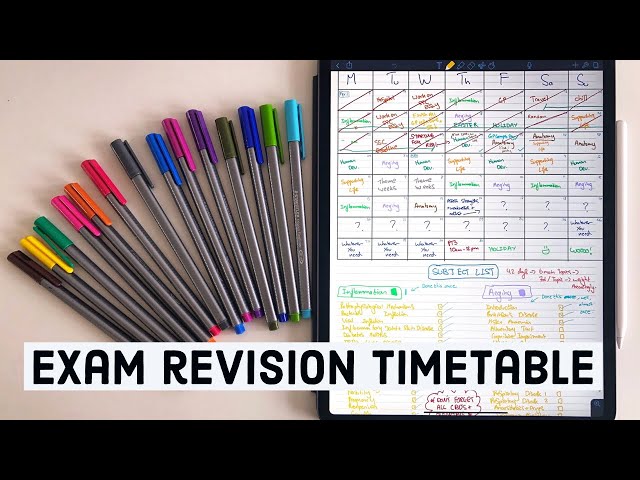 How to Study Effectively - Exam Timetable & Revision | KharmaMedic
