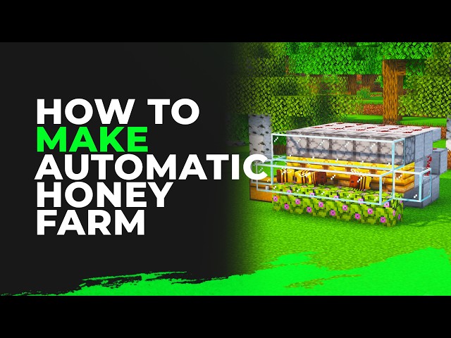 Easiest AUTOMATIC Honey Farm in Minecraft 1.21.11 (Tutorial)