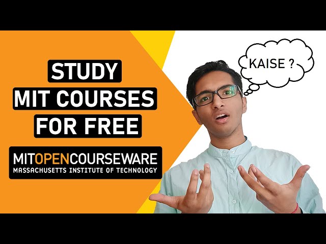 MIT OpenCourseWare - What is it? | MIT OCW  | Massachusetts Institute of Technology