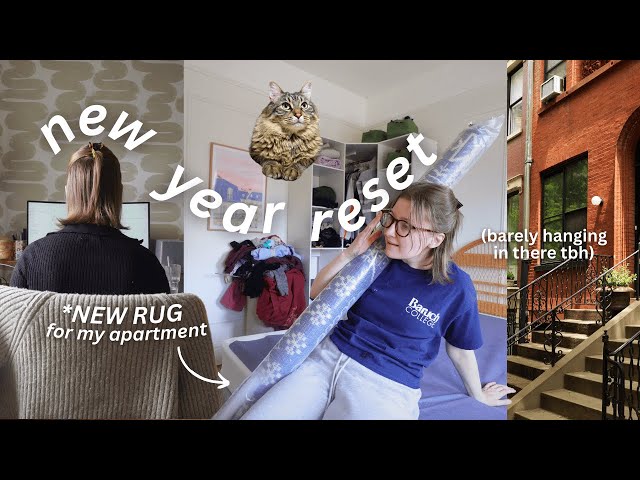 Preparing for a New Year in NYC ✨ *bedroom update & chatty holidays alone