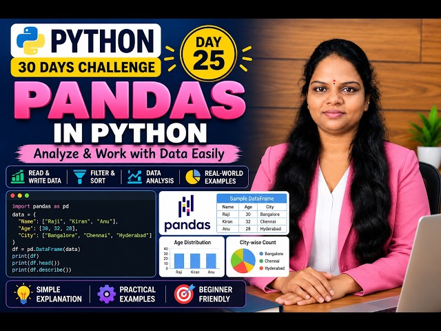 Pandas in Python Explained | Day 25