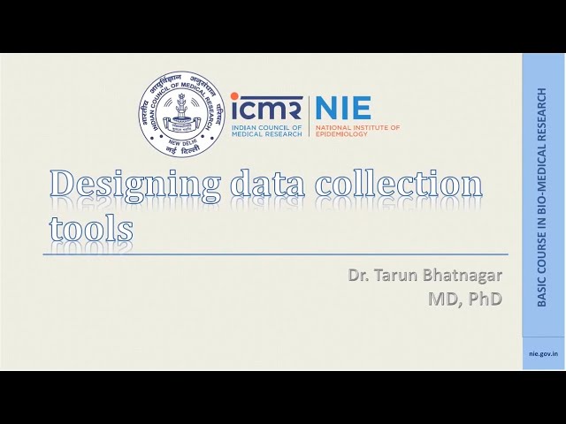 15 Designing data collection tools