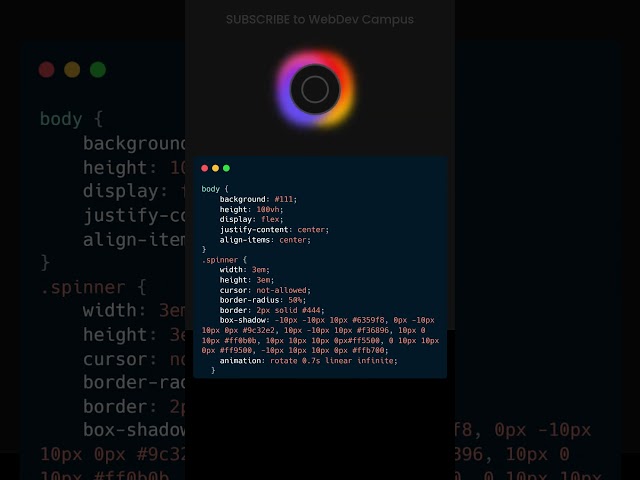 CSS Loading Animation | Loading Animation using HTML CSS | CSS Loader Animation | HTML CSS Animation