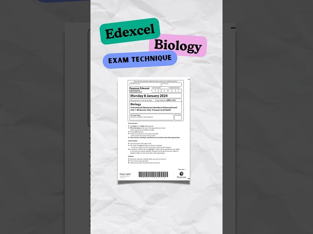 Edexcel IAL exam tips #edexcel #biologycurriculum