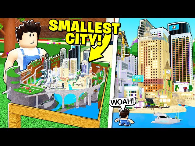 I EXPLORED THE WORLDS SMALLEST CITY In Build a Boat! *INSANE*