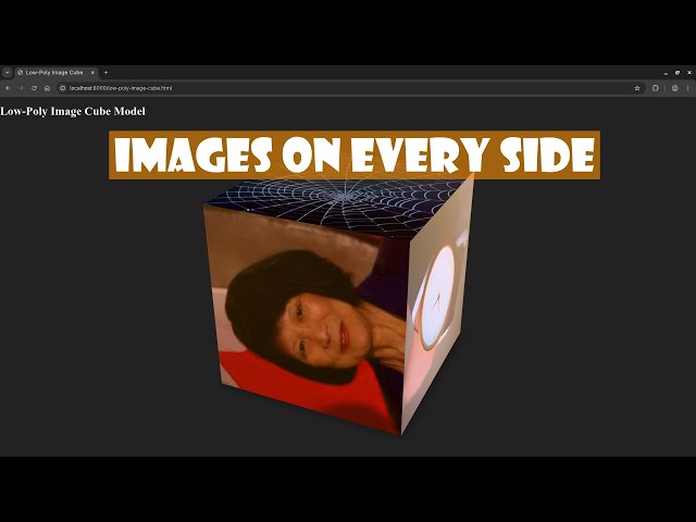 Create a 3D Image Cube with Blender Python and View It on the We
