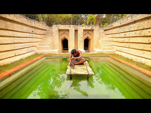60 Days Build Millionaire Underground Swimming Pool House