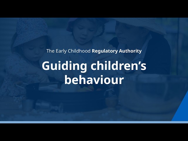Guiding children’s behaviour