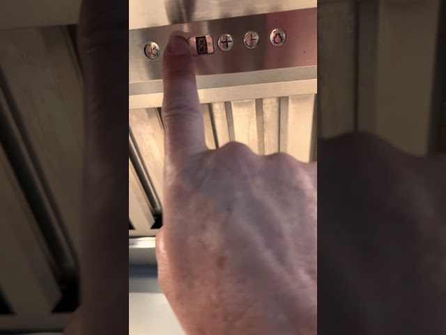 Zephyr range hood reset fault code