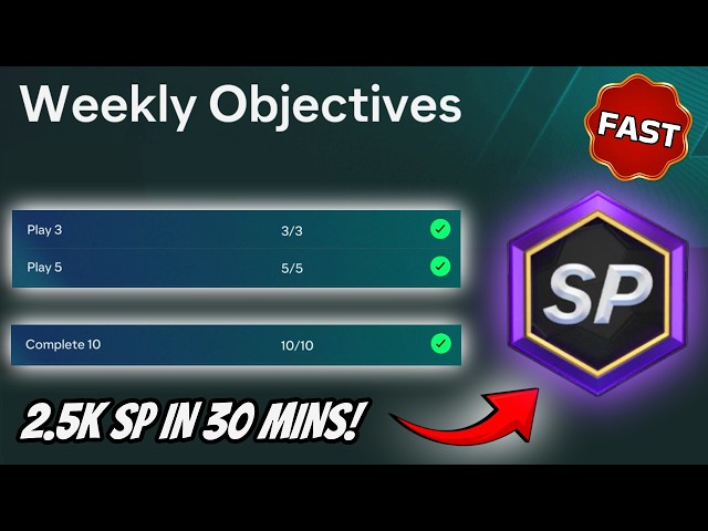 2,500 SEASON POINTS IN 30 MINS! 🤯 How to Complete Weekly Manager & Player Career Objectives in FC 27