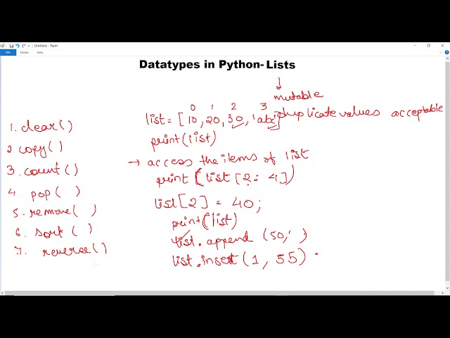 Python List with Examples | What is a list in Python? | Python Programming | Goeduhub