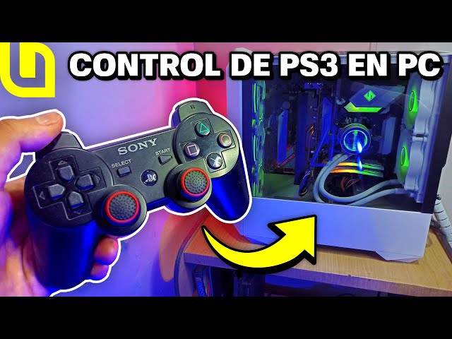 ¿CÓMO CONECTAR el MANDO de PS3 a tu PC GAMER? 🤔 Bluetooth y Cable