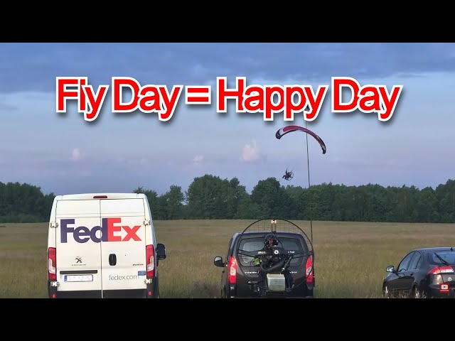 Paramotor social side: normal afternoon flights and community spirit