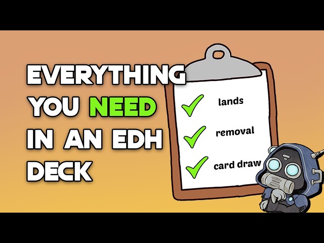 The EDH Deck Building Template #mtg