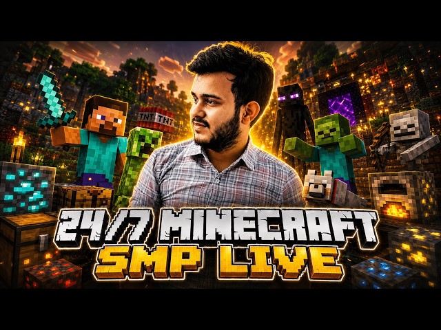 MINECRAFT LIVE PUBLIC SMP 24/7 ONLINE | JAVA / BEDROCK & POCKET EDITION #minecraft #live #shortlive