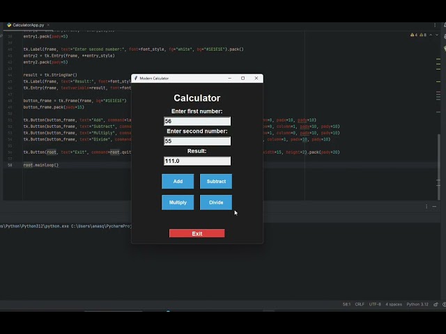 Calculator Application