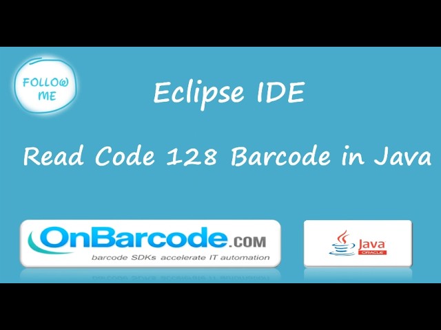 How to scan, read Code 128 barcodes using OnBarcode Java Barcode Reader library