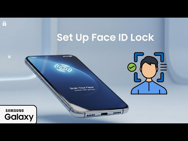 How to Set Up Face ID Lock on Samsung Galaxy Phone | Face Unlock Tutorial