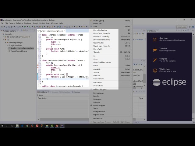 Object Oriented Programming (JAVA) | C2-L4 | Thread synchronisation
