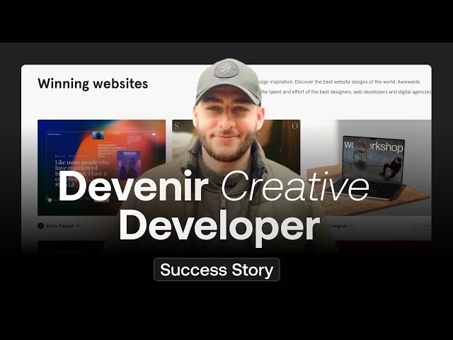 From waiter to creative developer: the inspiring journey of Thomas Carré