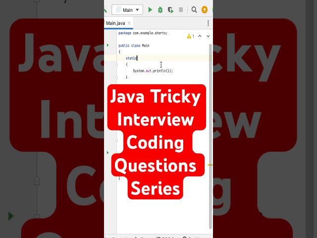 Java Tricky Interview Coding Program 11  #javaprogramming