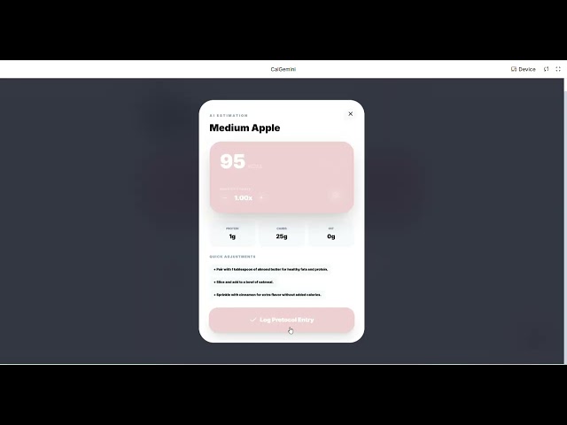 Full Stack Portfolio Project: AI Calorie Tracker with Gemini + Firebase