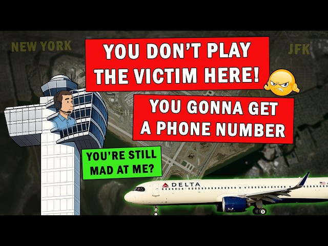 Busy JFK Controller Too Rude with Pilots? | Is This Safe After All?