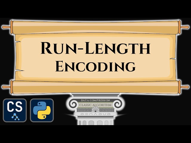 Run Length Encoding Algorithm Visualization | Step by Step Python Code Animation