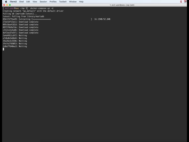 Wordpress + MariaDB in less than 2 minutes with Docker compose