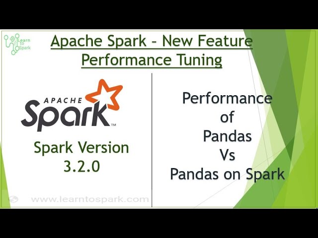 Apache Spark - Pandas On Spark | Spark Performance Tuning | Spark Optimization Technique